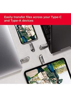 بيوينتي محرك أقراص مزدوج فائق الجودة USB Type-C بسعة 128 جيجابايت  - Image 5