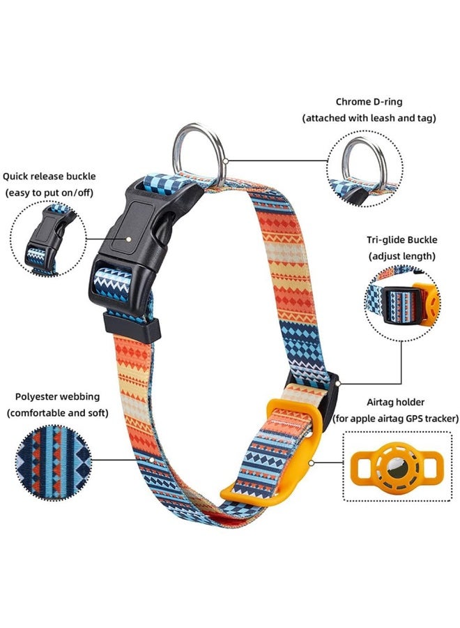 X spring Dog Collar, Padded Dog Collar, Adjustable Accessories Pet Collar, Heavy Duty Dog Collar with Holder Case, Nylon Pet Collars for Large Dogs - Image 2