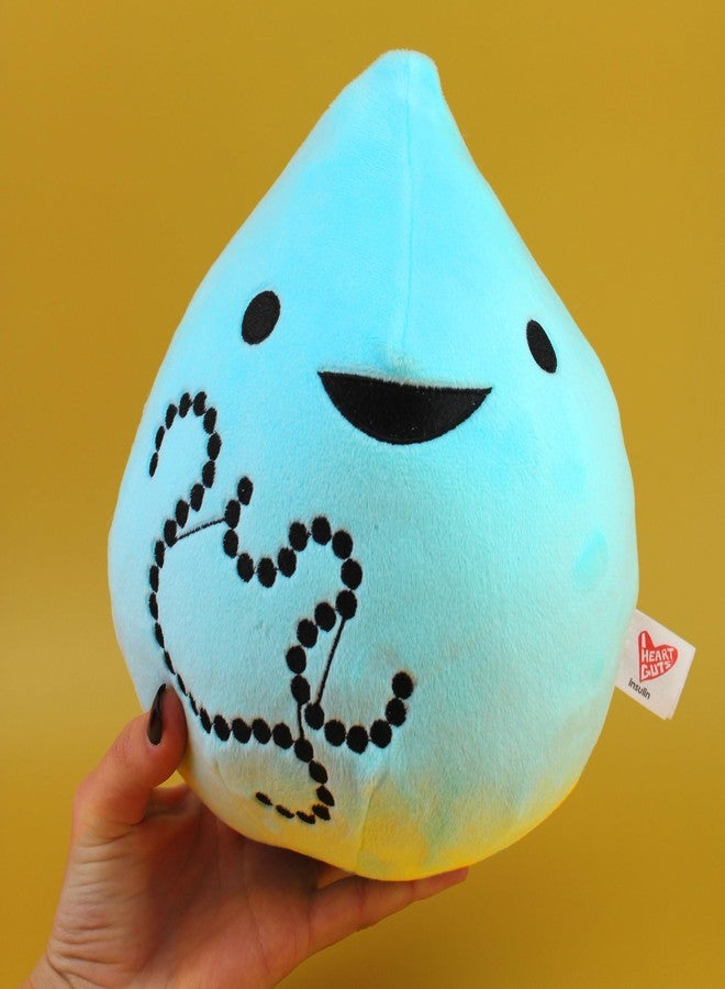 I Heart Guts Insulin Plush Toy - Insulin for The Win - Stuffed Pillow Diabetes Gift, Plushie | Diabetic, T1D Gift, Cute Get Well Pillow, Diaversary, Molecule Design - Image 5
