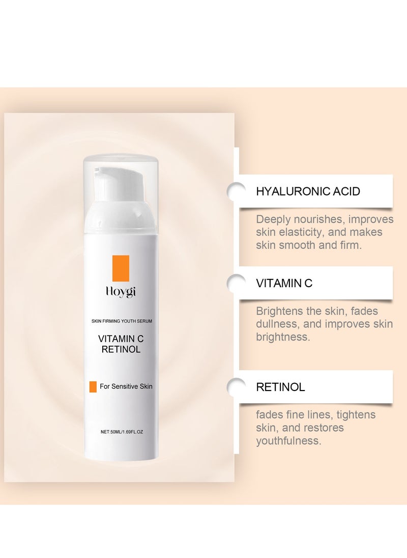 Hoygi - Skin Firming Youth Butter, Instant Face Tightening Cream, Skin Firming Body Cream, Deep Moisturizing Anti-Wrinkle Cream for Mature Skin 50ml - Image 1