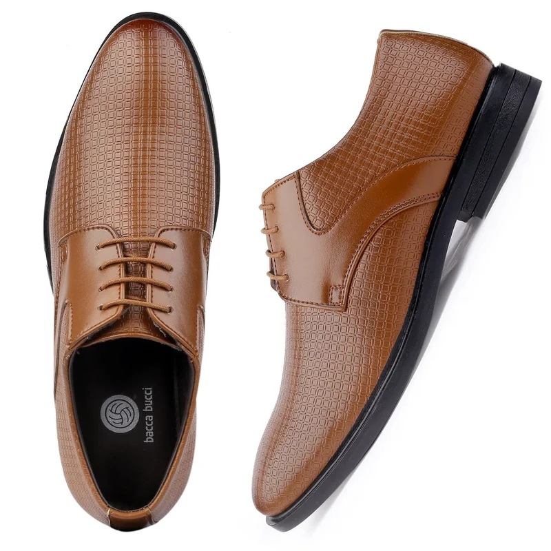 Bacca Bucci Brown OSLO Formal Shoes for Men | Best Price UAE