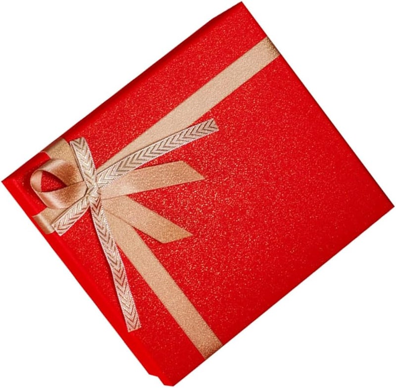 Red Wedding Candy Box With Ribbon Creative Storage Container For Crafts - Image 1