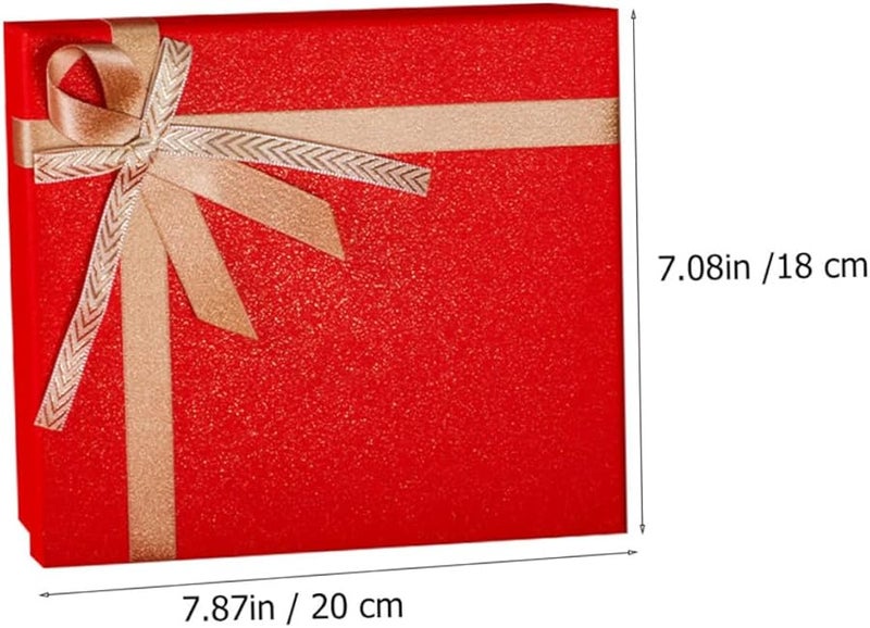 Red Wedding Candy Box With Ribbon Creative Storage Container For Crafts - Image 3