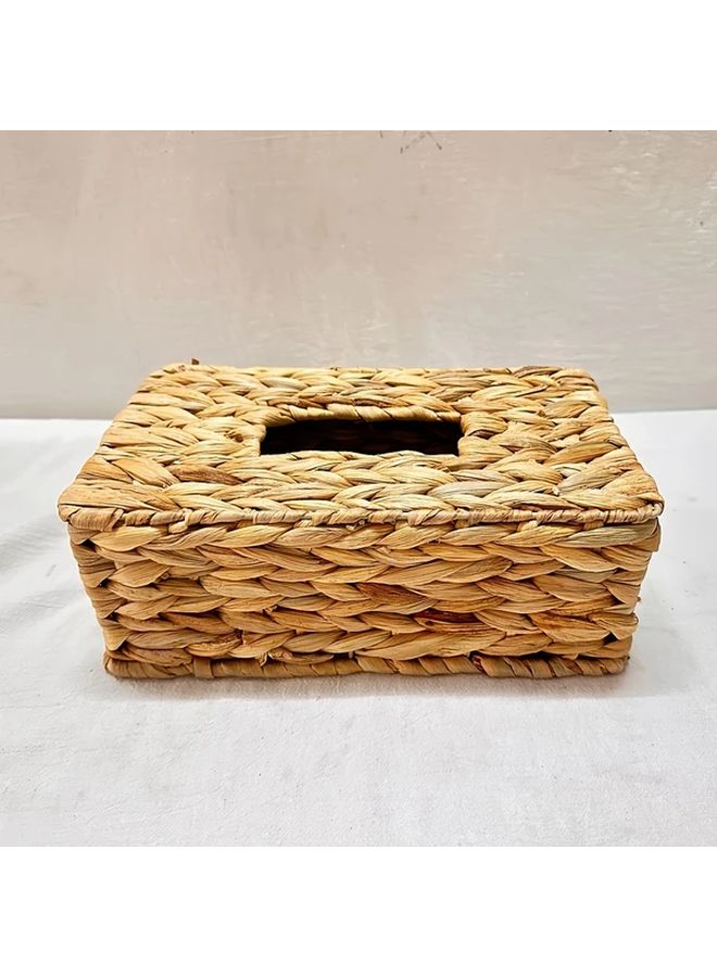 Bohemian Cube Tissue Box Square Decorative Storage Basket For Bathroom And Desktop - Image 3