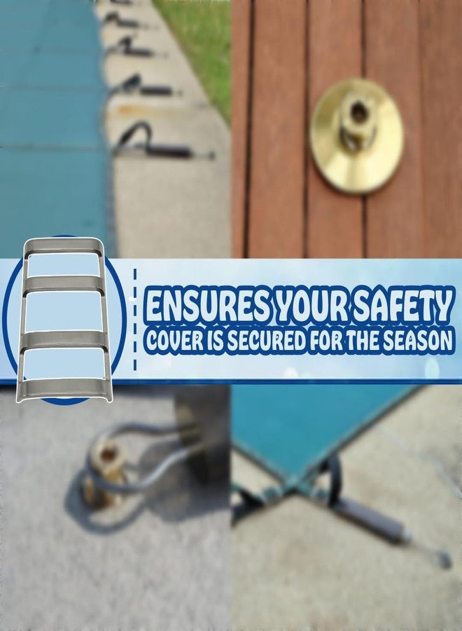 Poolzilla Stainless Steel Bar Buckle for Safety Cover Installation- 1 Pack - Image 5