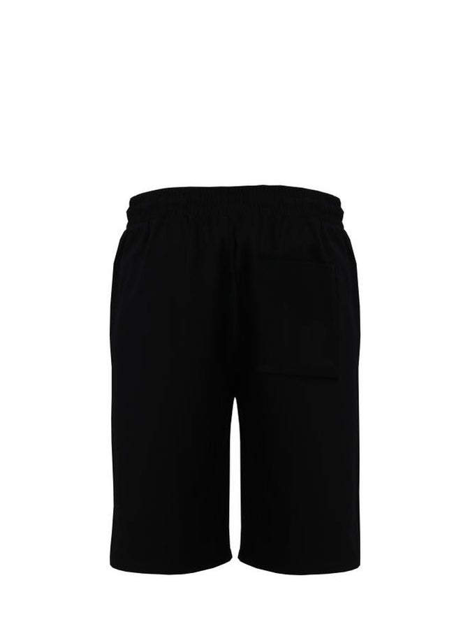 Selene Men Logo Detail Casual Shorts with Drawstring - Image 3