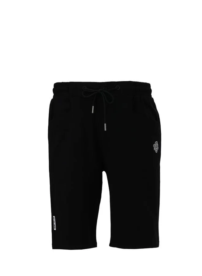 Selene Men Logo Detail Casual Shorts with Drawstring