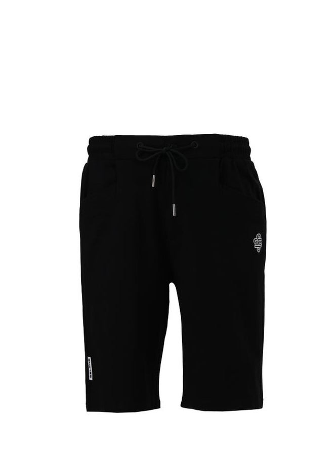 Selene Men Logo Detail Casual Shorts with Drawstring - Image 1