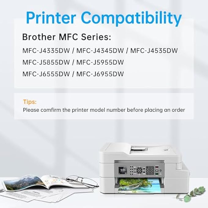 LC406 BK/C/M/Y INK CARTRIDGES HIGH YIELD FOR BROTHER LC406 LC406XL INK CARTRIDGE 4-PACK - Image 3