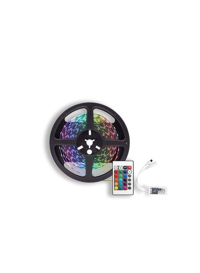 Rafeed Comfortlife Smart RGB LED Strip Light 2M, WiFi + Bluetooth, TUYA App Control, Alexa & Google Assistant Compatible, Dimmable, 6W, 100lm, IP20 - Image 1