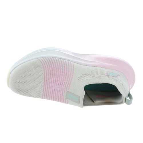 SKECHERS حذاء سنيكرز سالي من سكيشرز للنساء، طبيعي/وردي، 12 US - Image 2