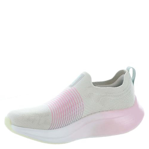 SKECHERS حذاء سنيكرز سالي من سكيشرز للنساء، طبيعي/وردي، 12 US - Image 4
