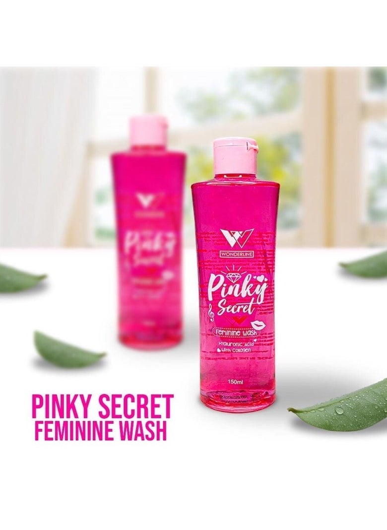 WONDERLINE Pinky Secret Feminine Wash 150ml  - Image 1
