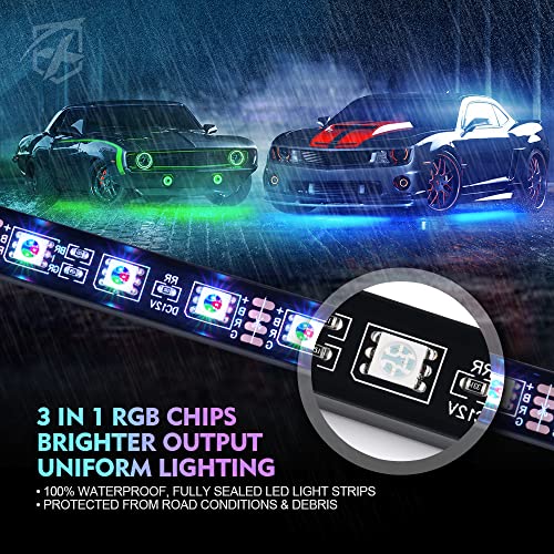Xprite 9.8 FT (3M) Extension Cable Wire for Wireless Remote Control RGB LED Car Underglow Underbody Neon Strip Lights Kit - Image 3
