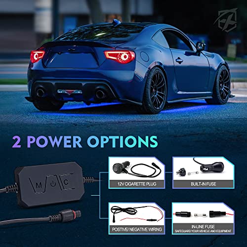Xprite 9.8 FT (3M) Extension Cable Wire for Wireless Remote Control RGB LED Car Underglow Underbody Neon Strip Lights Kit - Image 5