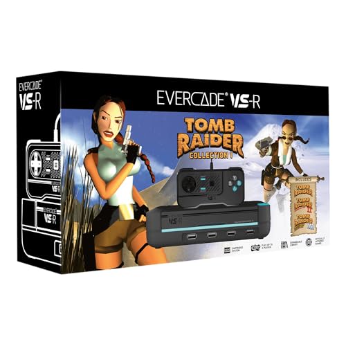 Evercade VS-R Retro Gaming Console with - Includes 1 controller and Tomb Raider 1, 2, and 3 - Image 1