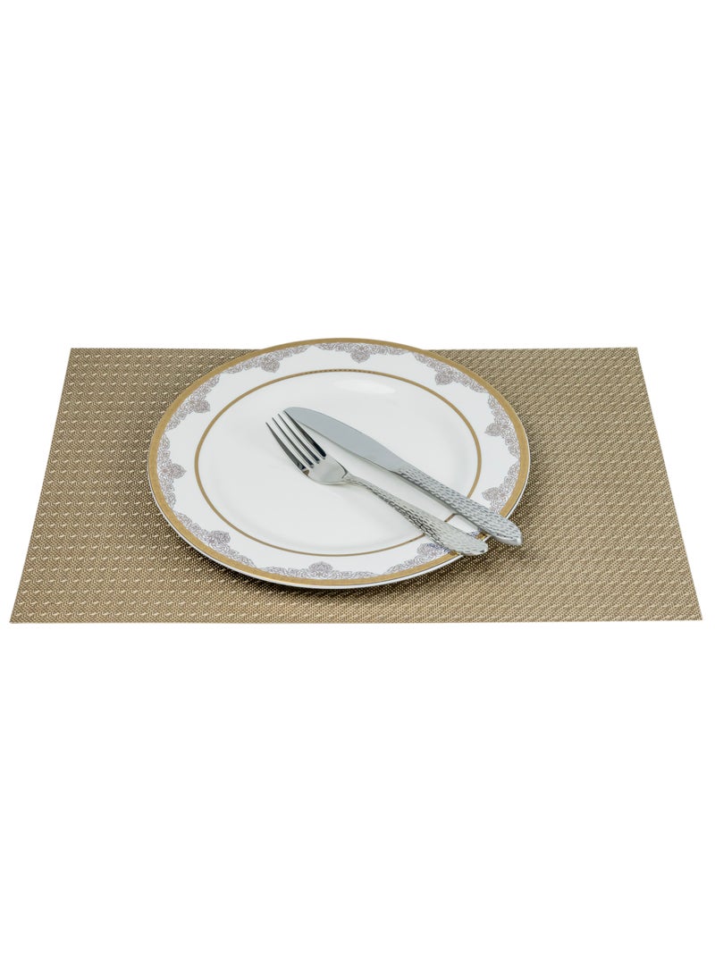 Home حصيرة طاولة عازلة من الفينيل المنسوج غير قابلة للانزلاق 30 × 45 سم مقاومة للحرارة قابلة للغسل للاستخدام المنزلي والمطاعم وزينة الحفلات - Image 5