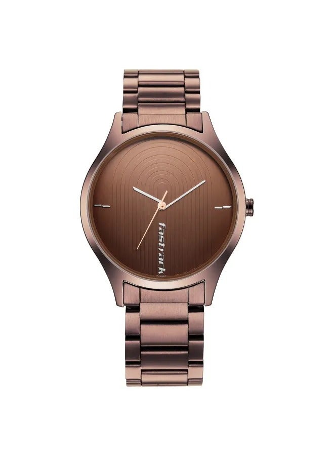 fastrack Men's Analog Round Shape Stainless Steel Wrist Watch - 3184QM02 -  Mm - Image 3