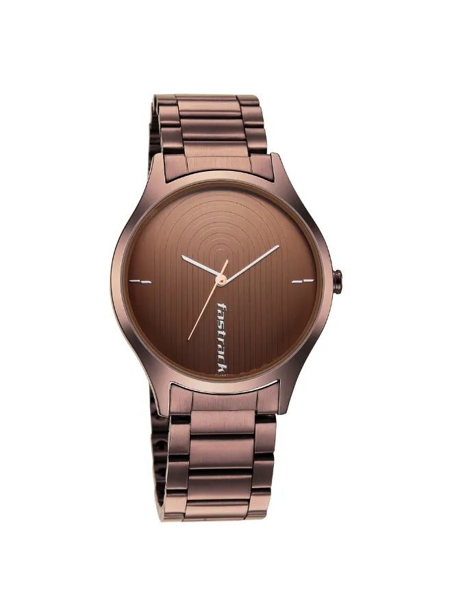 fastrack Men's Analog Round Shape Stainless Steel Wrist Watch - 3184QM02 -  Mm - Image 2