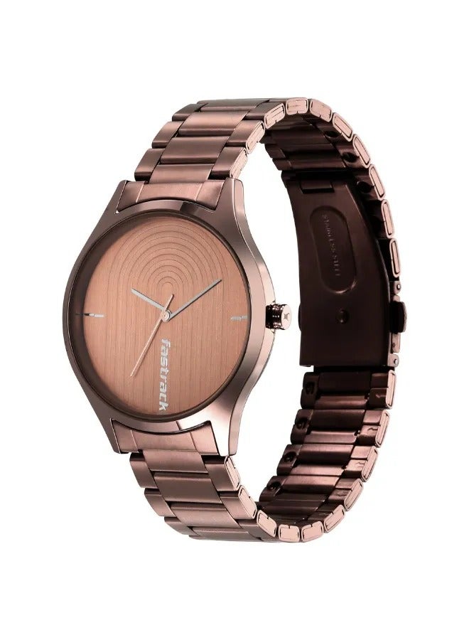 fastrack Men's Analog Round Shape Stainless Steel Wrist Watch - 3184QM02 -  Mm - Image 4