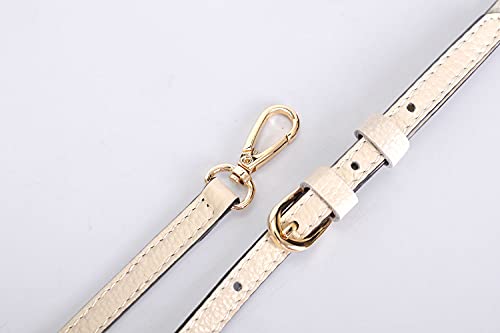 Live Up حزام حقيبة يد من الجلد الطبيعي LIVE UP كامل الحبة بديل لحقيبة الكتف (بيج) - Image 5