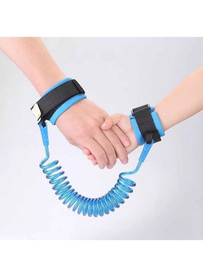 Tnfeeon Anti Lost Wrist Link, Kids Anti Lost Rope Elastic Adult Children Wristband Safety Link Walking Harness Rope for Toddlers Babies(Blue) - Image 4