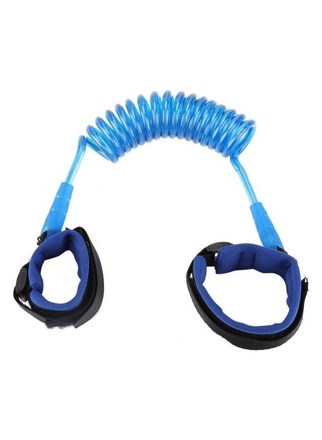 Tnfeeon Anti Lost Wrist Link, Kids Anti Lost Rope Elastic Adult Children Wristband Safety Link Walking Harness Rope for Toddlers Babies(Blue) - Image 1