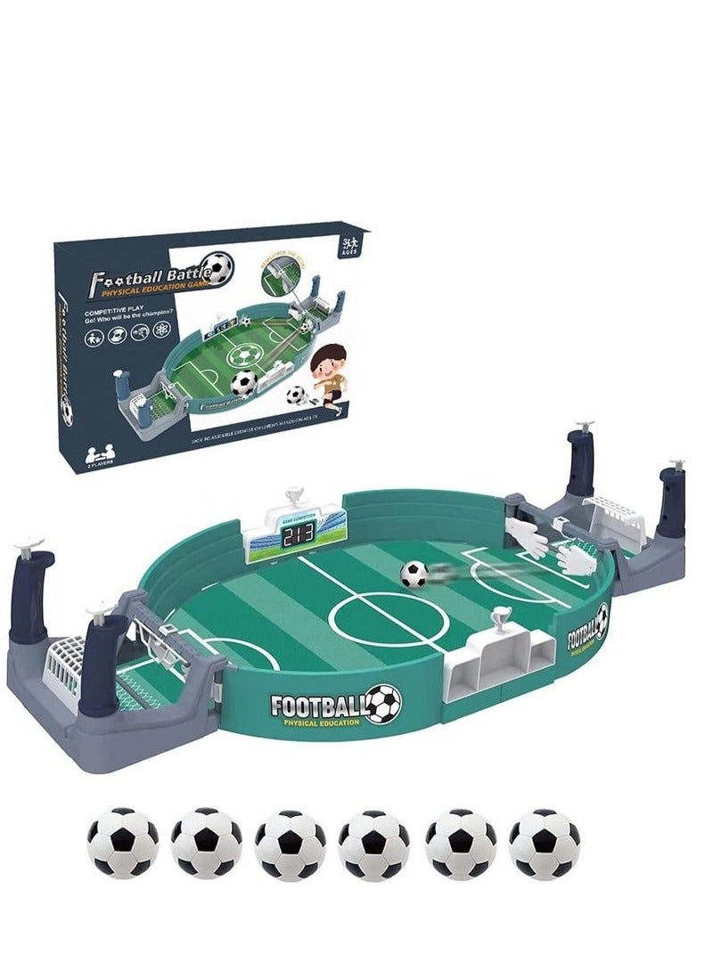 ELTRAZONE Football Table Interactive Game, Mini Tabletop Soccer Pinball Game | Family Sports Board Game for Kids & Adults | Improves Children’s Agility & Social Skills | Durable Compact Design for Family Fun - Image 1