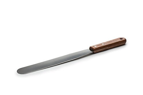 Fox Run Flat Icing Spatula, 8-Inch Stainless Steel Blade, Wood Handle, Metallic - Image 5