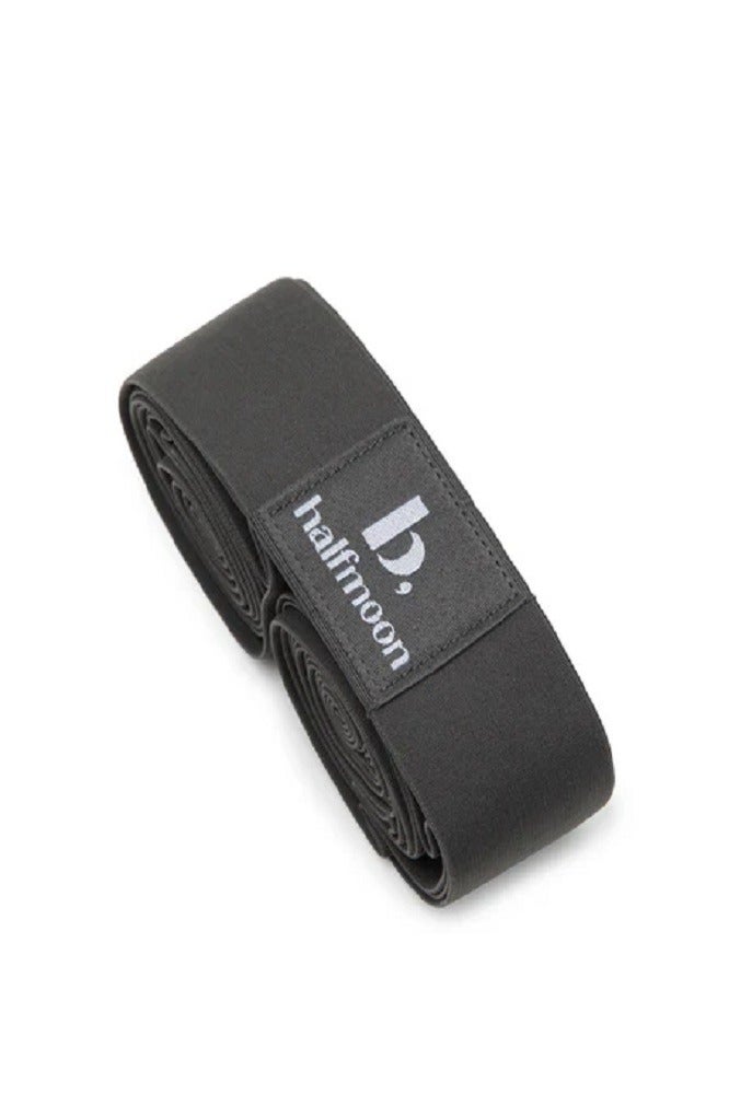 HALFMOON Alignment Strap 7 ft – Charcoal Band | Hybrid Yoga Strap & Resistance Tool for Alignment, Strength & Mobility - Image 1