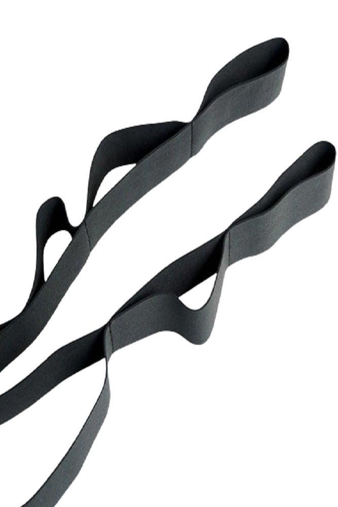 HALFMOON Alignment Strap 7 ft – Charcoal Band | Hybrid Yoga Strap & Resistance Tool for Alignment, Strength & Mobility - Image 4