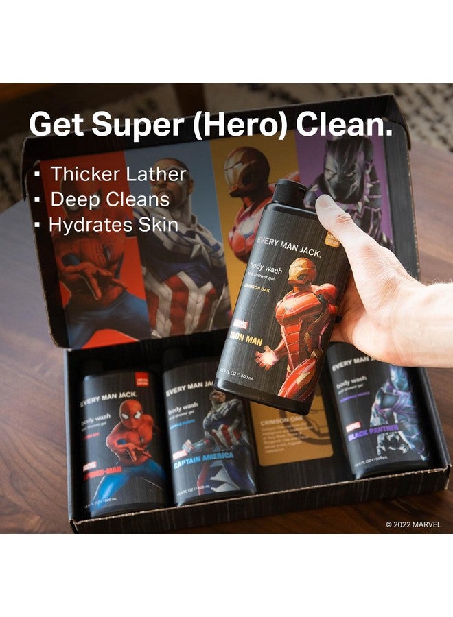 Every Man Jack Body Washmarvel Spider Man 13.5Ounce Twin Pack2 Bottles Included Naturally Derived Parabensfree Pthalatefree Dyefree And Certified Cruelty Free - Image 3