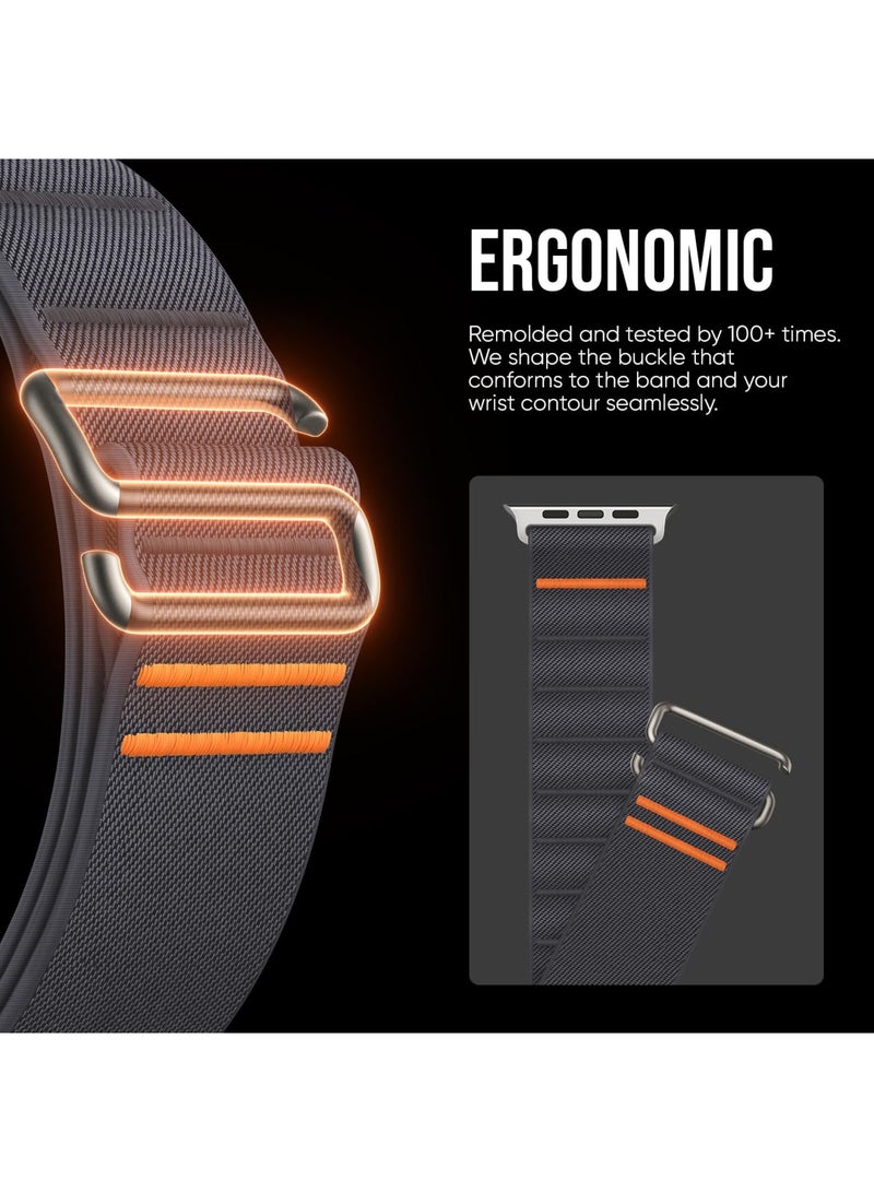 SYOSI Sport Bands Compatible with Apple Watch Ultra Band 49mm 46mm 45mm 44mm 42mm 38mm 40mm 41mm, Stretchy Nylon Sport Loop Strap for iWatch Series 11 10 9 8 7 6 5 4 3 2 1, SE 3 2 1, Ultra 3 2 1 - Image 3