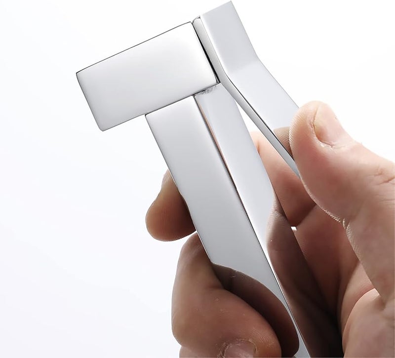 Chrome Handheld Bidet Sprayer High Pressure Toilet and Cloth Diaper Cleaner - Image 5