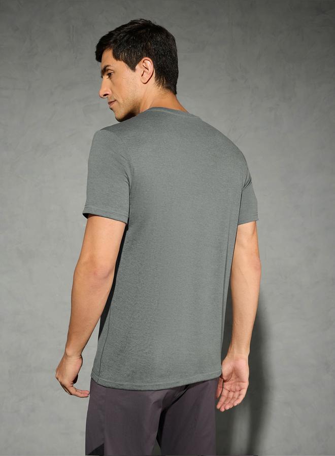 تكنوسبورت تيشيرت تكنوسبورت بأكمام قصيرة وياقة دائرية - Image 4
