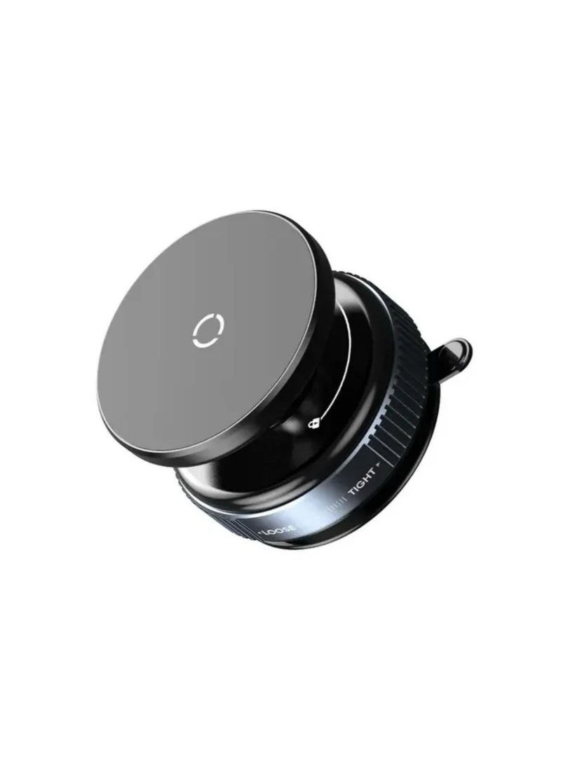 Generic - Magnetic Phone Holder; 360 Degree Rotating Magnetic Electric Phone Holder; Hands-Free Car Phone Holder; Double-Sided Phone Holder Compatible with Car Dashboard; Smooth Surface in Black - Image 1