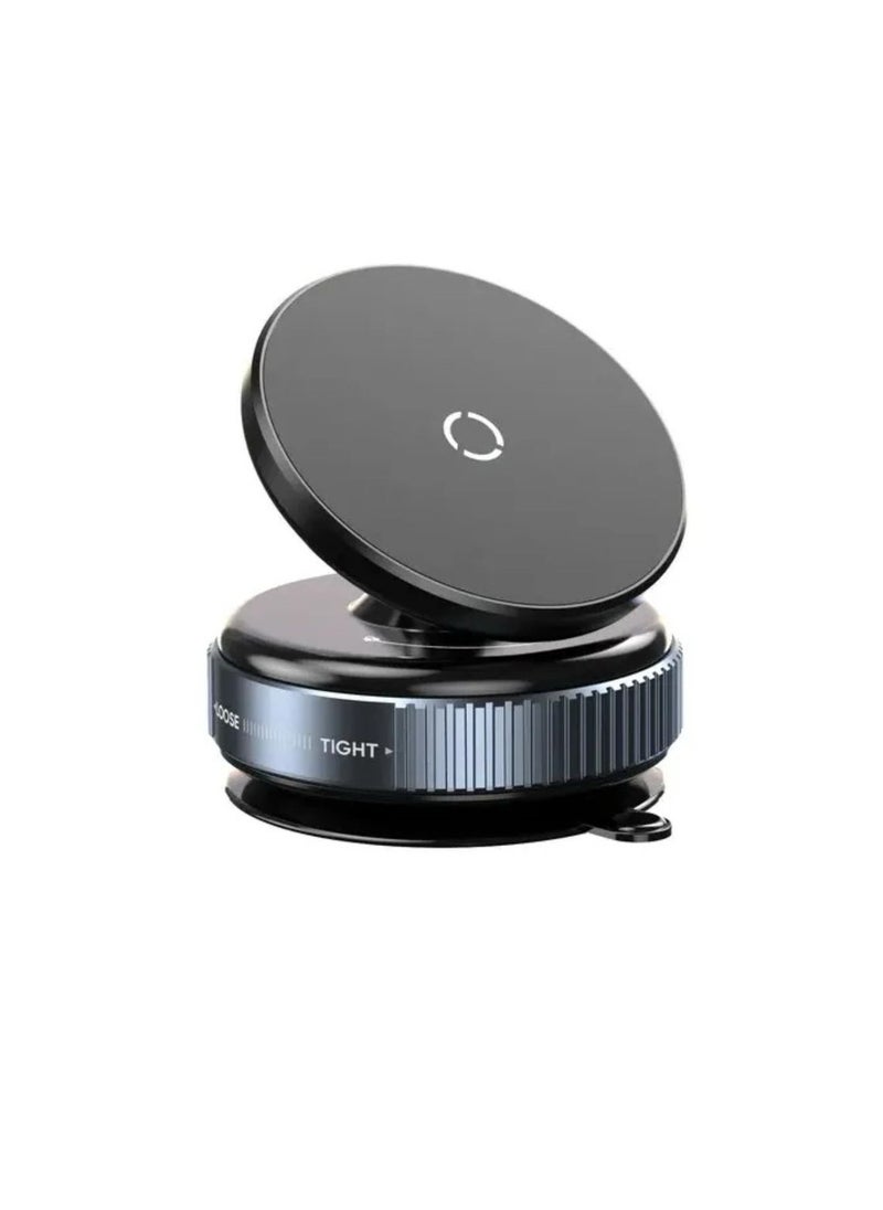 Generic - Magnetic Phone Holder; 360 Degree Rotating Magnetic Electric Phone Holder; Hands-Free Car Phone Holder; Double-Sided Phone Holder Compatible with Car Dashboard; Smooth Surface in Black - Image 1