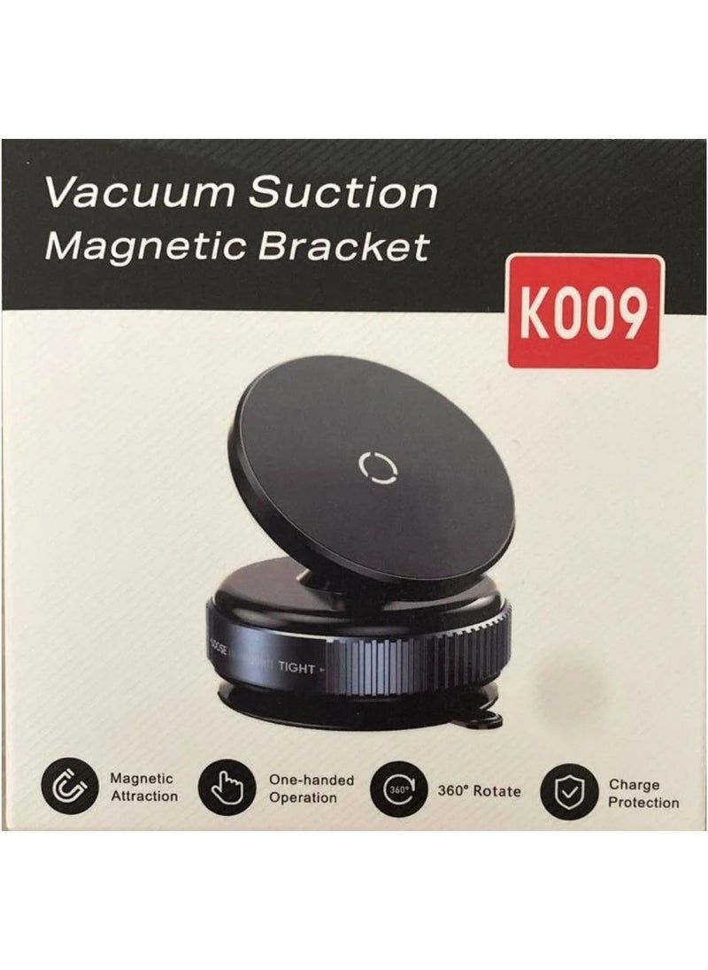 Generic - Magnetic Phone Holder; 360 Degree Rotating Magnetic Electric Phone Holder; Hands-Free Car Phone Holder; Double-Sided Phone Holder Compatible with Car Dashboard; Smooth Surface in Black - Image 1