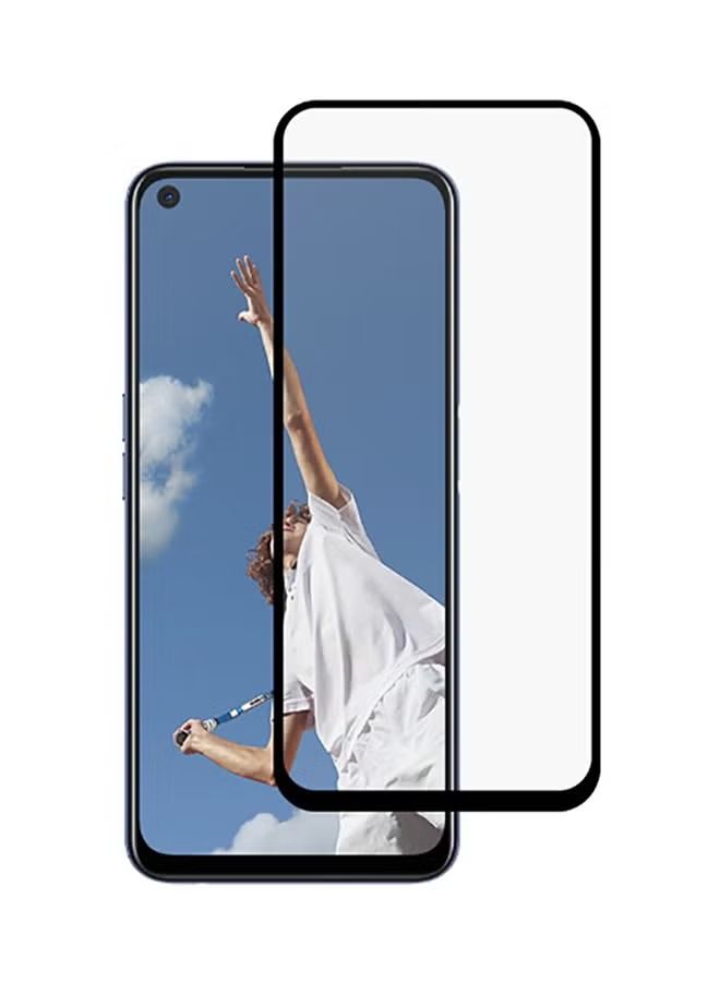 فيسوس واقي شاشة من الزجاج المقوى لهاتف Oppo A52 أسود شفاف / أسود - Image 1