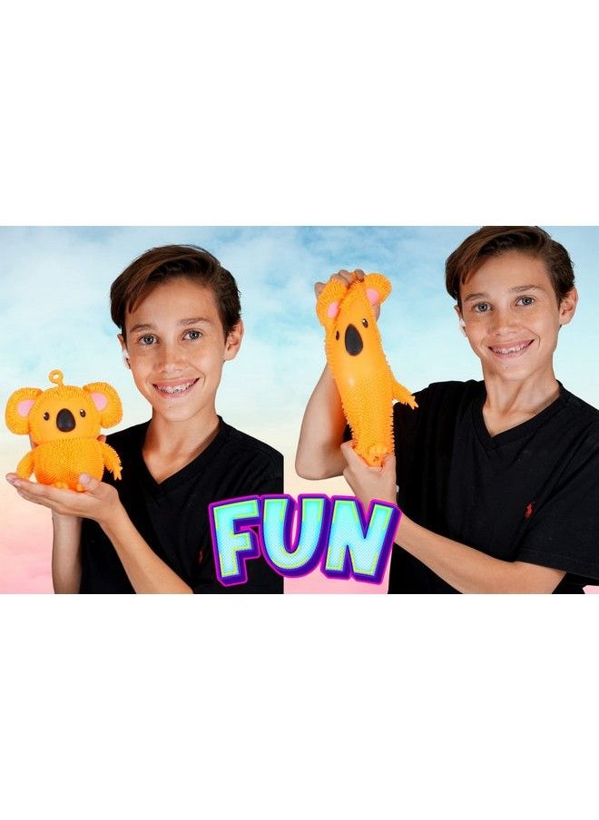 Ja-Ru - Koala Bear Pets Stretchy Squishy Fidget Toy (2 Koalas Assorted) Stress Relief Bedtime Buddies With Hair Tentacles Like Noodles. Party Favor Birthday Decorations Bouncy Toy For Kids & Adults 6710 2S - Image 1