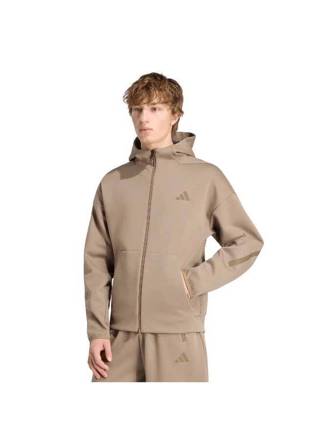 ADIDAS Z.N.E. FULL ZIP Hooded Tracksuit Top - Image 3