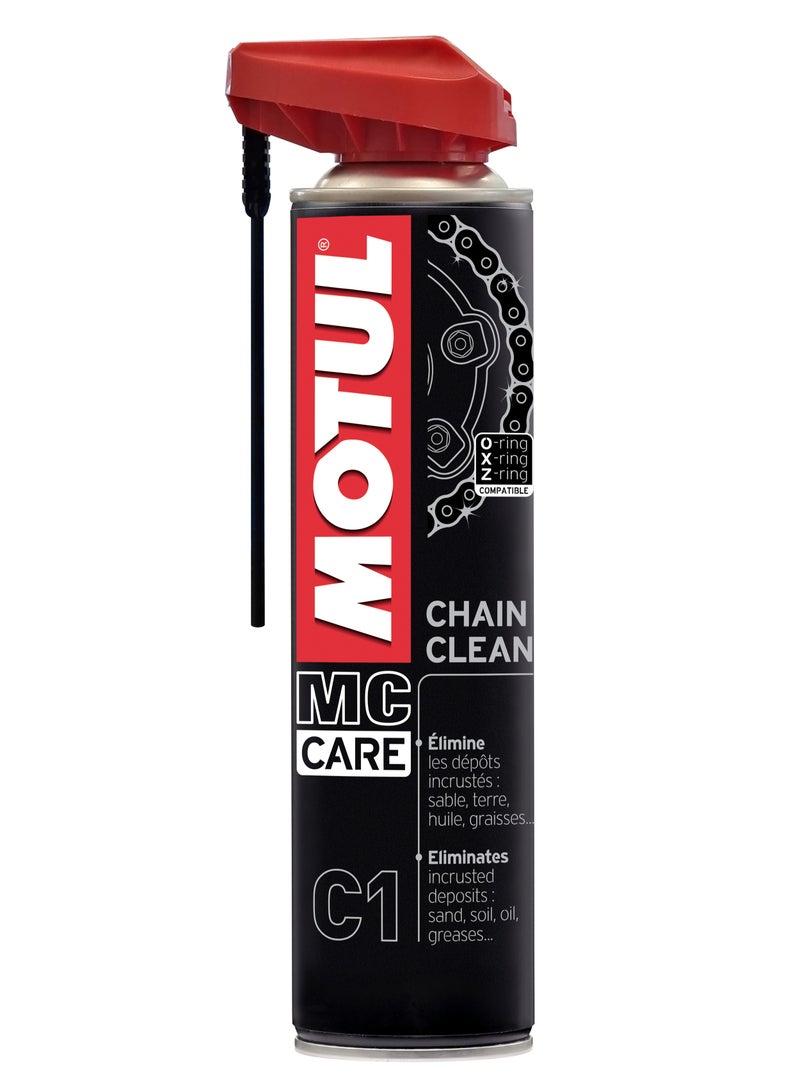 موتول عناية بالدراجات النارية | تنظيف سلسلة C1 (400 مل) - مستورد من أوروبا
