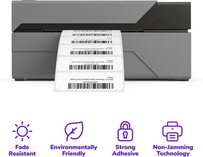 Rollo Direct Thermal 2x1 Barcode Labels - Roll of 1,000 Thermal Labels for Shipping and Inventory - Image 4