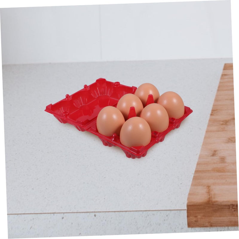 10 Piece Plastic Egg Storage Container With Lid For Refrigerator And Transport Easy Clean Tray - Image 4