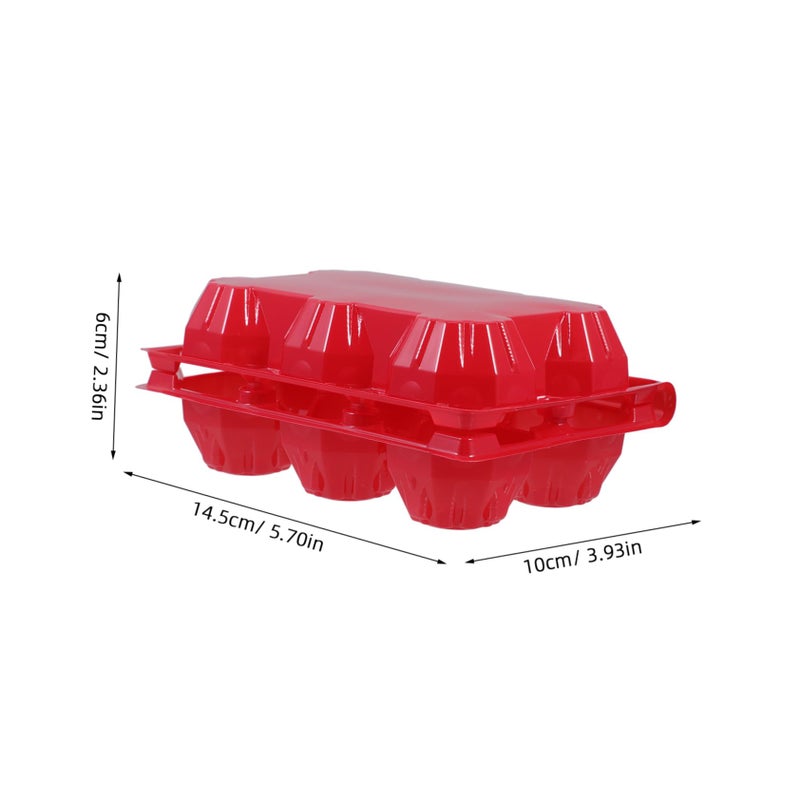 10 Piece Plastic Egg Storage Container With Lid For Refrigerator And Transport Easy Clean Tray - Image 3