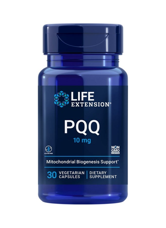 Life Extension - Life Extension PQQ Caps - Pyrroloquinoline Quinone, 10 mg - Promotes the Growth of New Mitochondria, ATP, Energy Support - Gluten-Free, Non-GMO, Vegetarian - 30 Capsules - Image 1