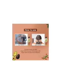Nyle Nyle Natural Pure Shampoo For Frizz Free Hair With Goodness Of Argan Oil Avocado Oil For Men Women  - Image 4