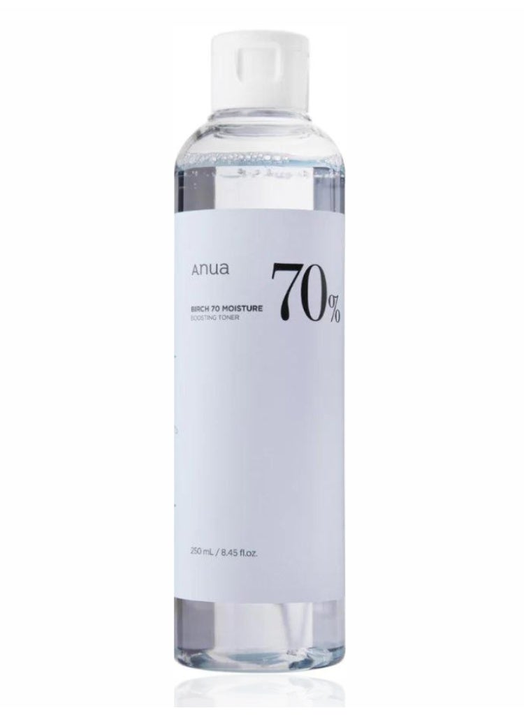 Anua Birch 70% Moisture Boosting Toner 250ml – Deep Hydration Birch Sap Toner for Dry & Sensitive Skin 250mlml - Image 1