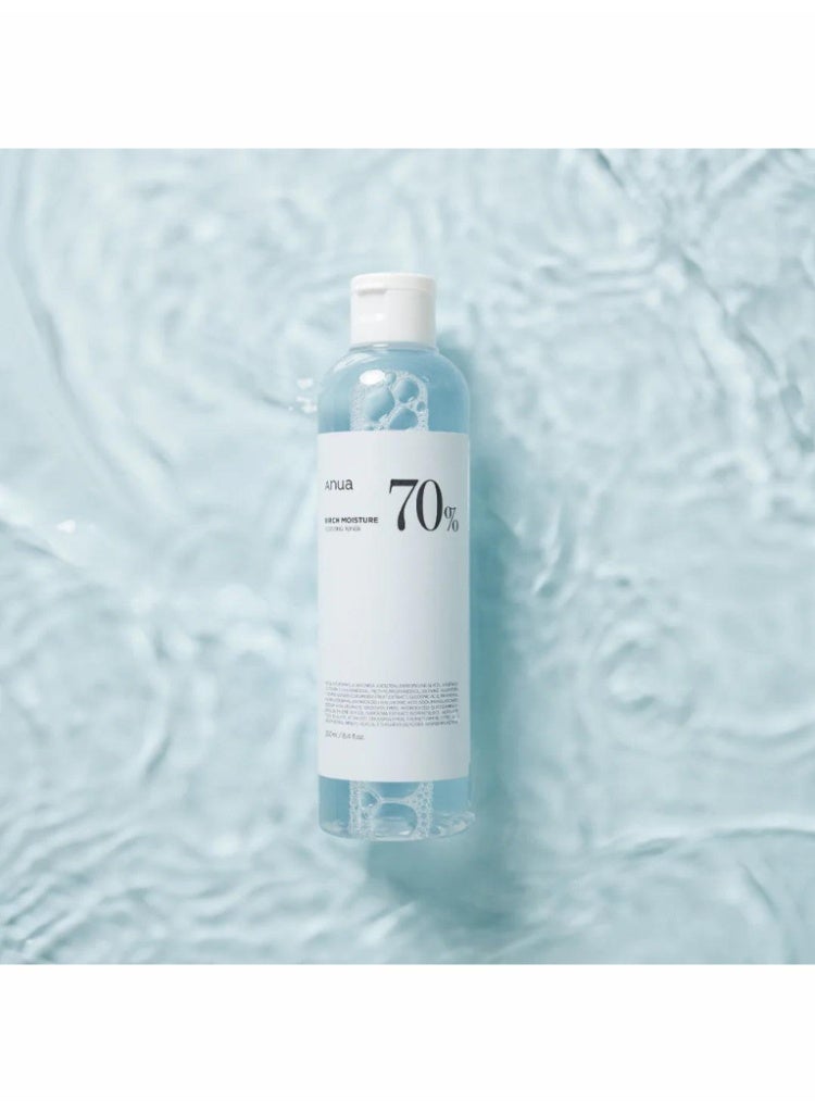 Anua Birch 70% Moisture Boosting Toner 250ml – Deep Hydration Birch Sap Toner for Dry & Sensitive Skin 250mlml - Image 4