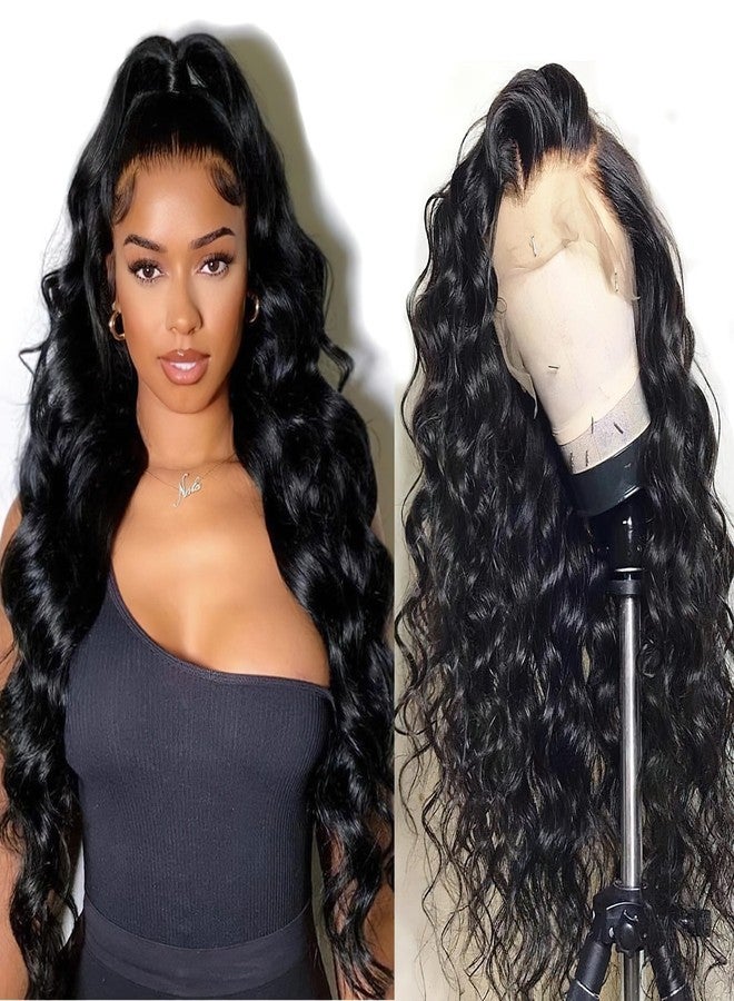AUOCATTAIL Glueless Wigs Human Hair Pre Plucked Pre Cut 150% 13x4 Hd Transparent Lace Front Wigs With Baby Hair 28 Inch Body Wave Human Hair For Black Women - Image 1